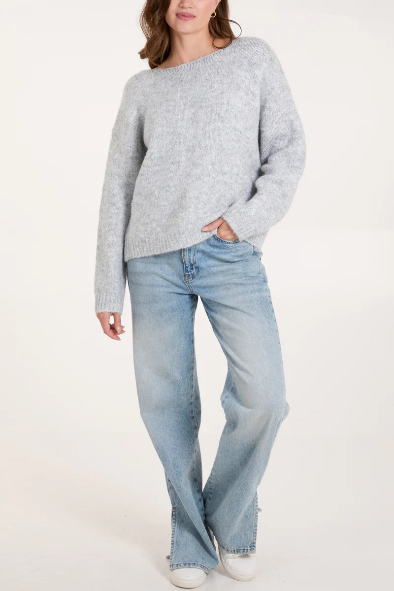 Sequin Bow Back Cardigan